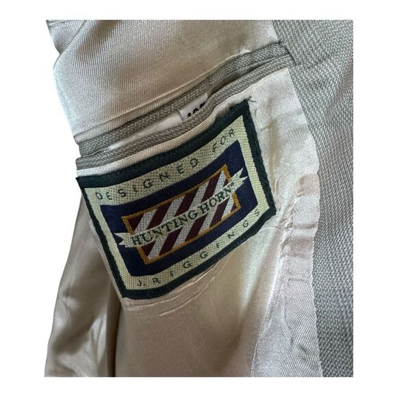 40R J Riggings  Men Blazer  Jacket beige Plaid - Picture 5 of 8